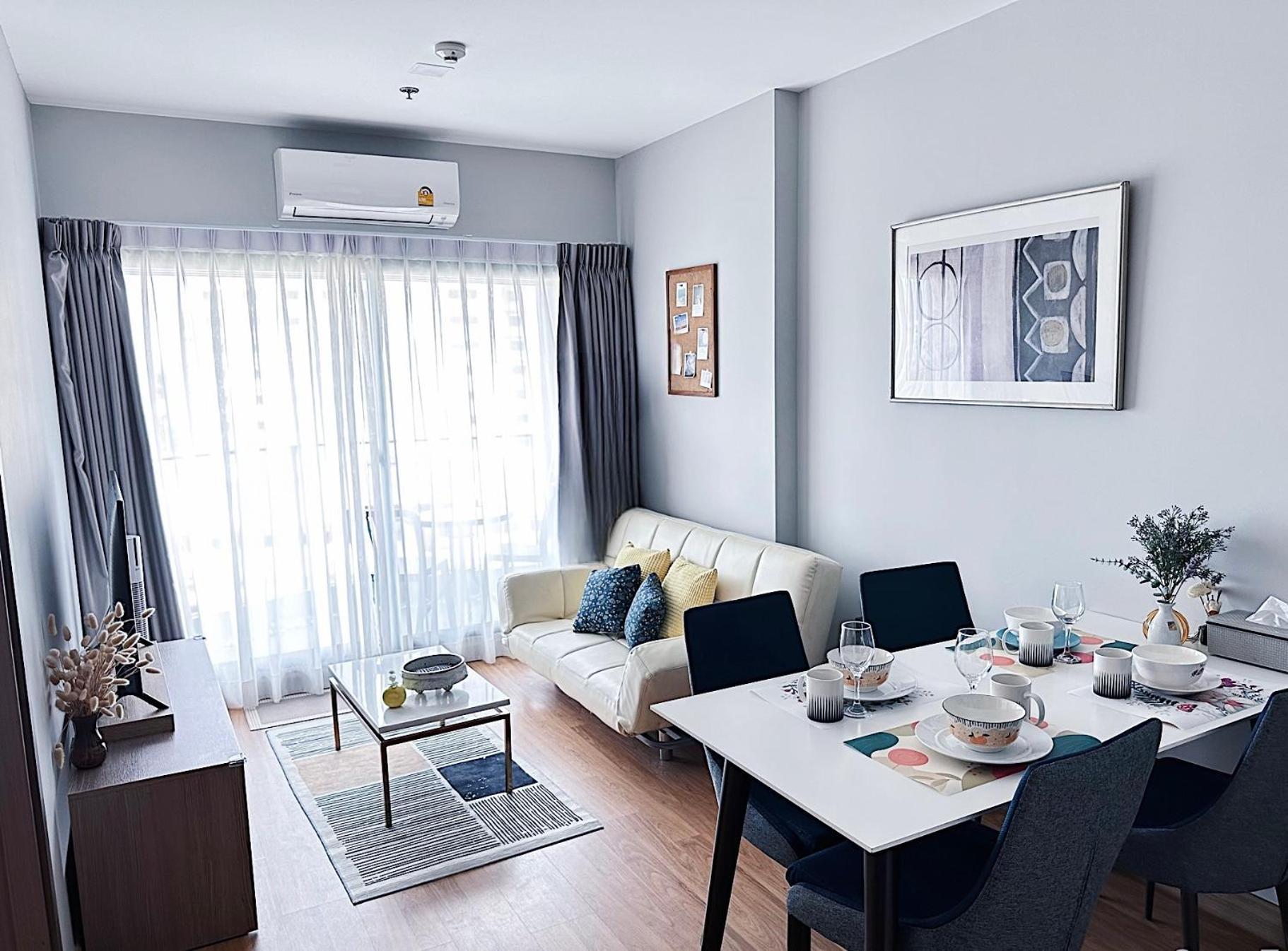 New & Cozy 2 Bedroom @ The Astra Sky River Chiang Mai Exterior foto